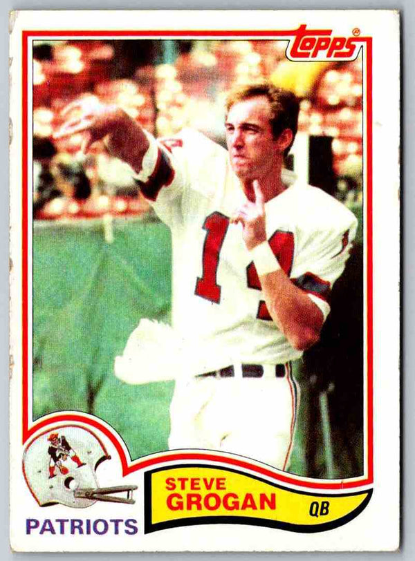 1982 Topps Steve Grogan #149