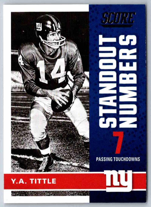 2016 Score Y.A. Tittle #7