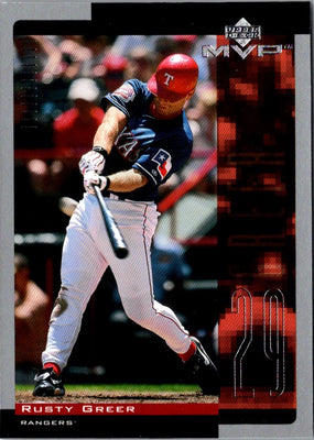 2001 Upper Deck MVP Rusty Greer #83