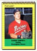1991 ProCards Darrin Campbell