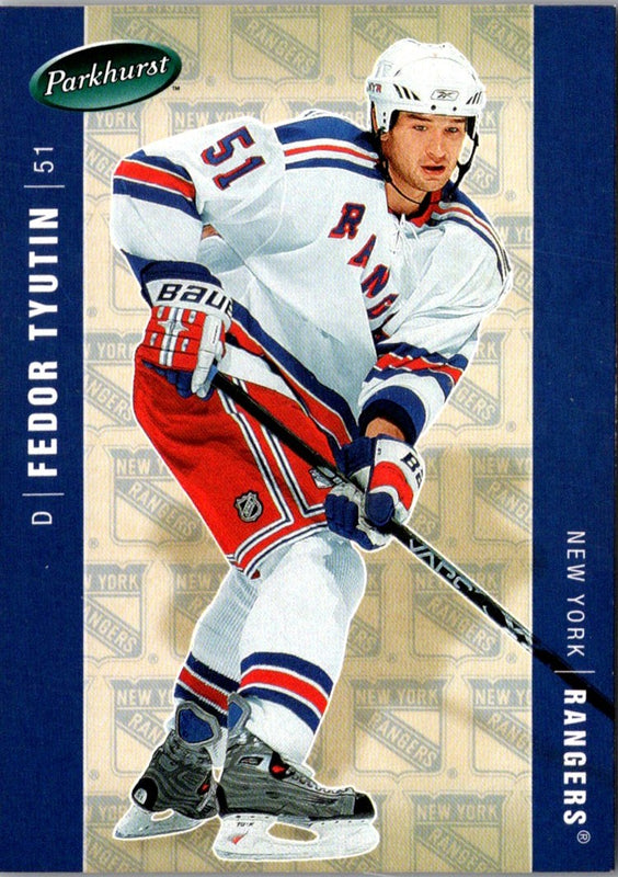 2005 Parkhurst Fedor Tyutin #326