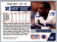 1991 Pro Set Issiac Holt #131