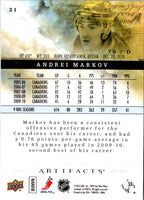 2010 Upper Deck Artifacts Andrei Markov #31