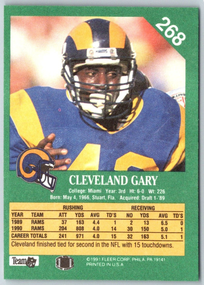 1991 Fleer Cleveland Gary