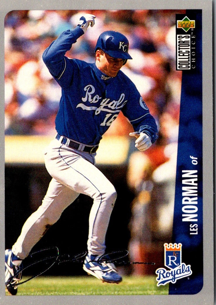 1996 Collector's Choice Silver Signature Les Norman