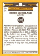 1987 Donruss Diamond Kings Keith Moreland
