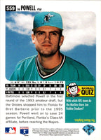1996 Collector's Choice Silver Signature Jay Powell #559