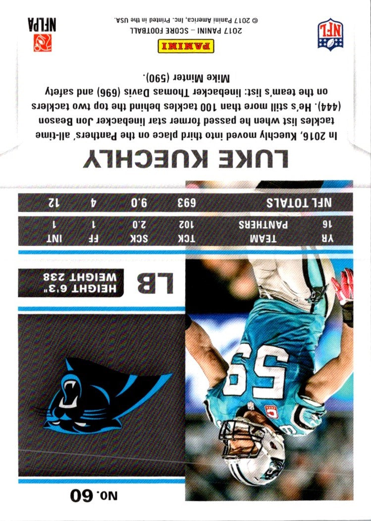 2017 Score Luke Kuechly