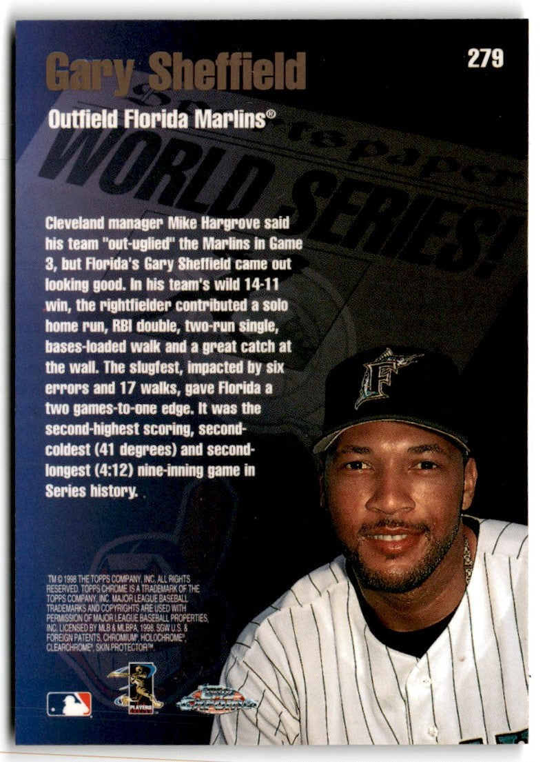 1998 Topps Gary Sheffield