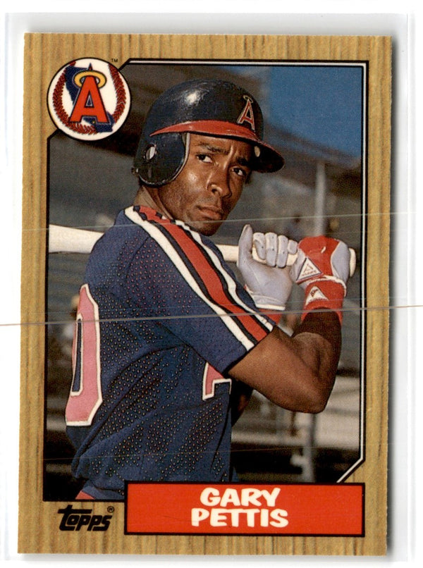 1987 Topps Tiffany Gary Pettis #278