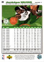 1995 Collector's Choice Dominique Wilkins #89