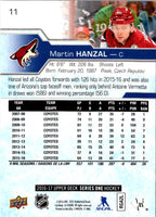 2016 Upper Deck Martin Hanzal #11