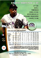 1999 Stadium Club Darryl Hamilton #83