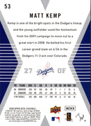 2008 Upper Deck X Matt Kemp