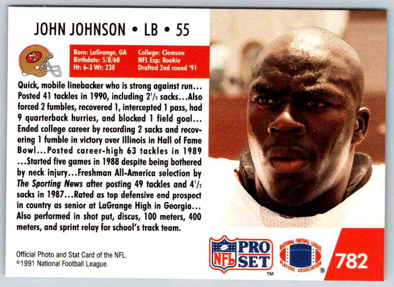 1992 Proset John Johnson