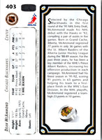 1992 Upper Deck Dean McAmmond #403 Rookie