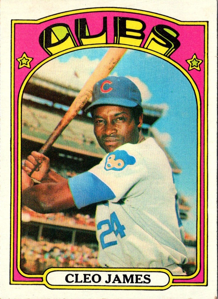 1972 Topps Cleo James