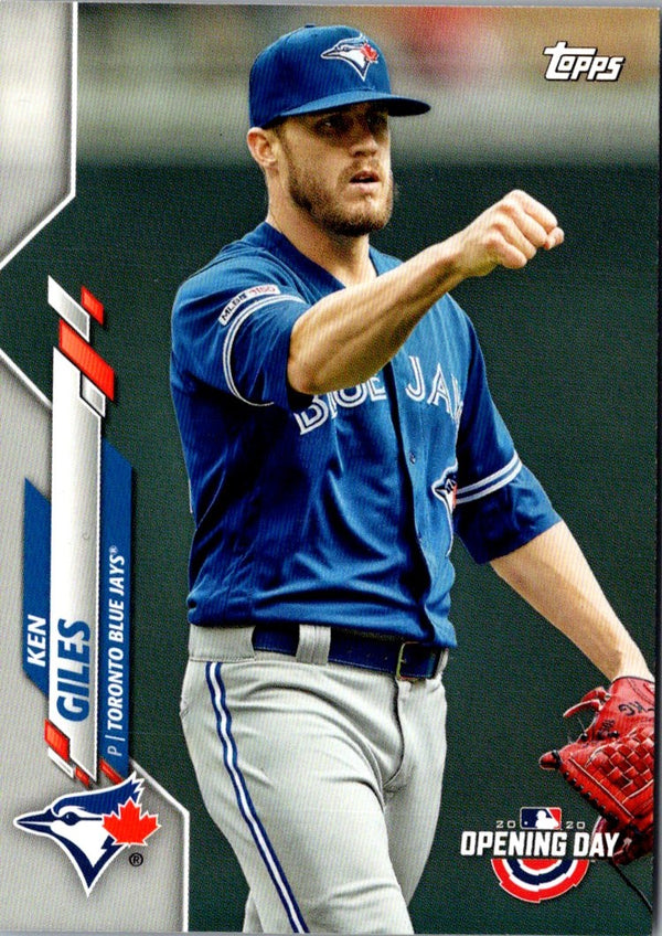 2020 Topps Opening Day Edition Blue Foil Ken Giles #36