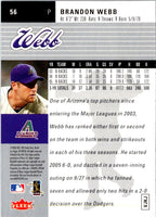 2006 Ultra Brandon Webb #56