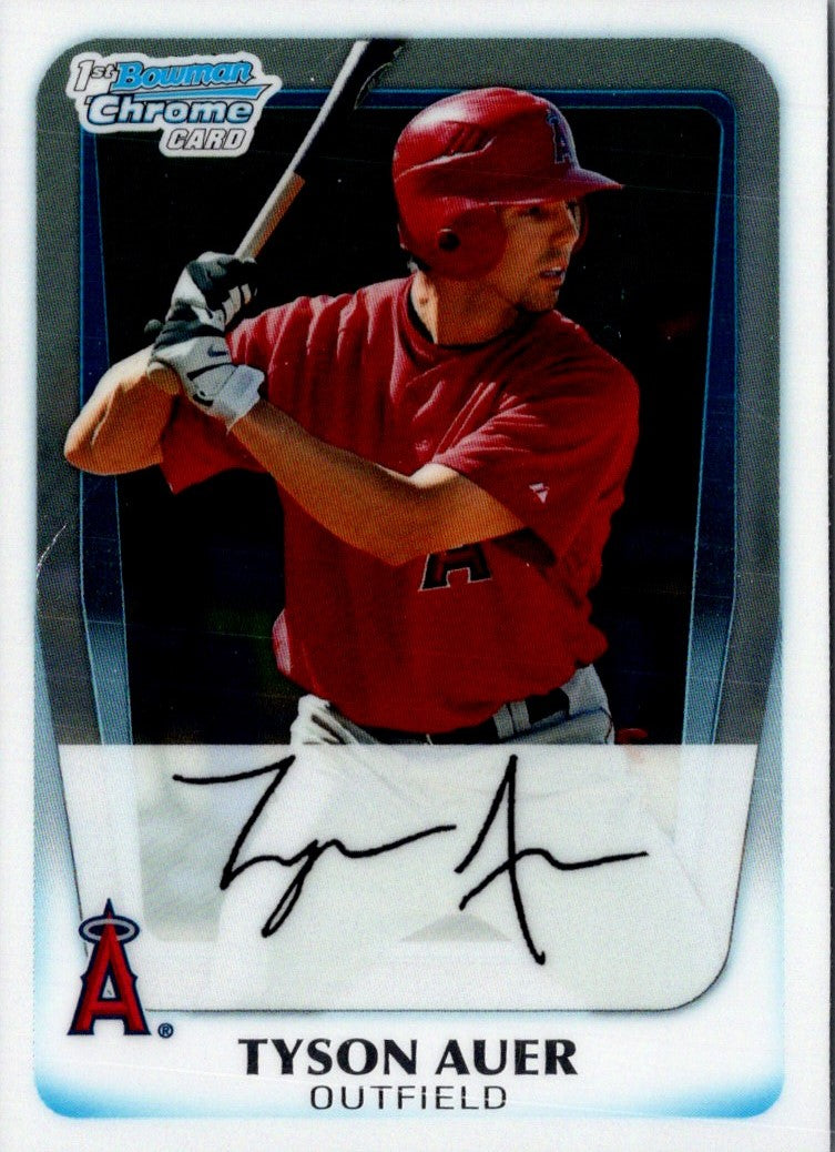 2011 Bowman Chrome Prospects Tyson Auer