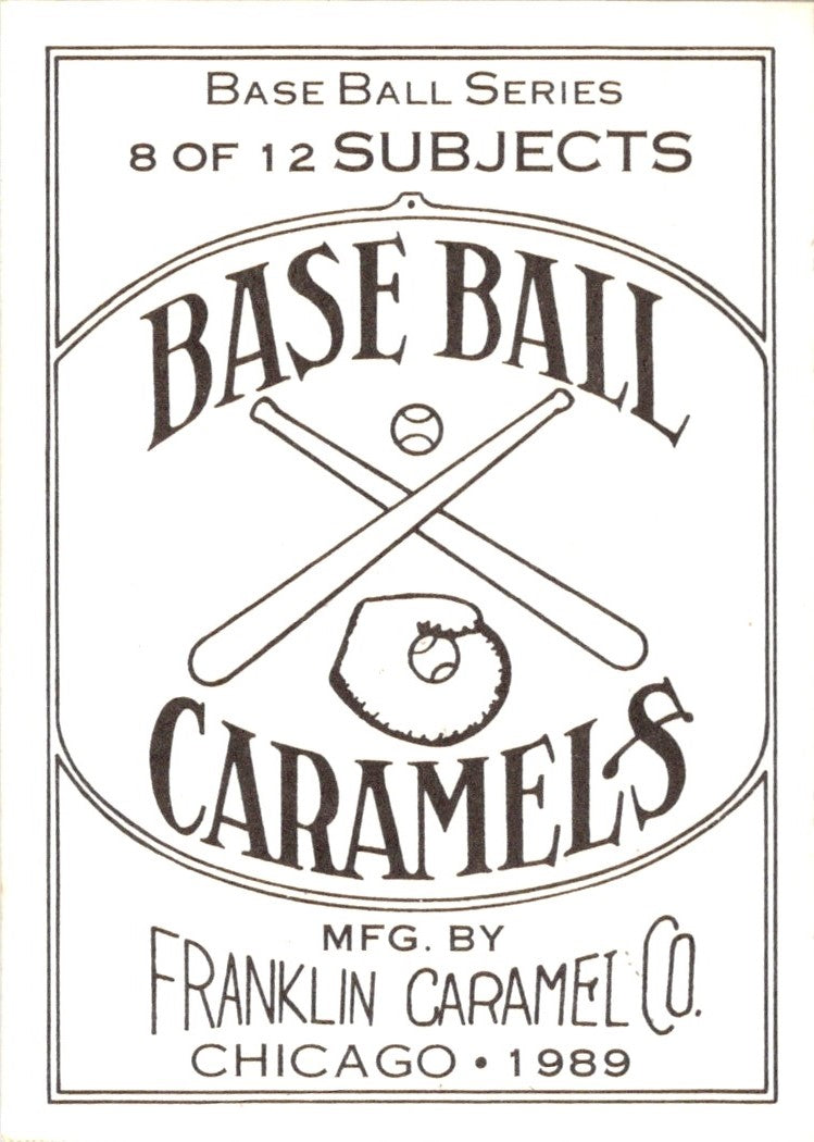 1989 Franklin Caramel Series 1 (unlicensed) Gregg Jefferies