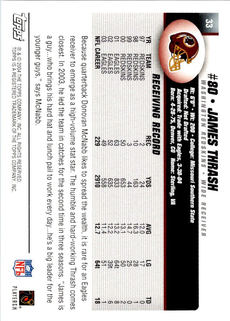 2004 Topps James Thrash