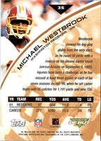 2002 Topps Debut Michael Westbrook #35