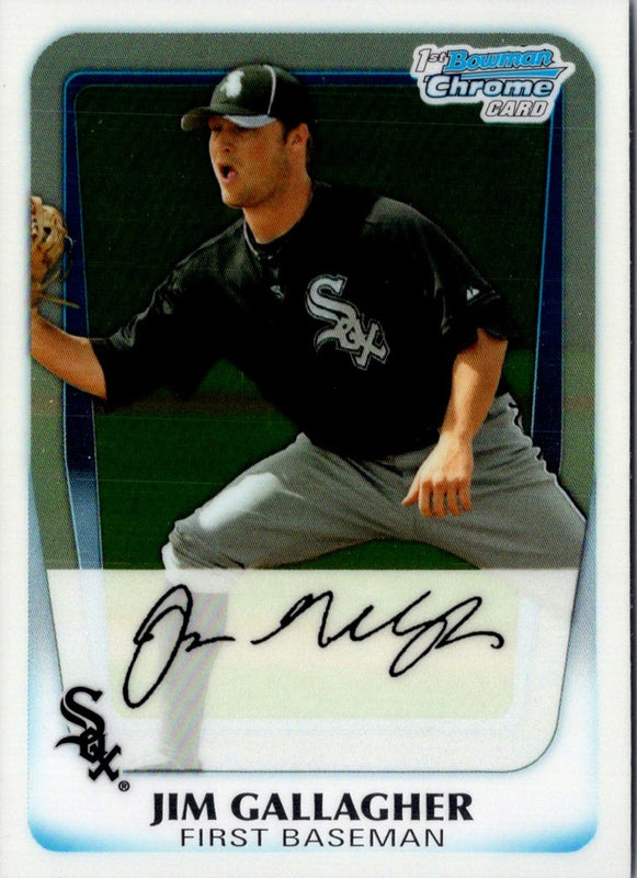 2011 Bowman Chrome Prospects Jim Gallagher #BCP74