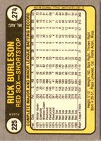 1981 Fleer Rick Burleson #225
