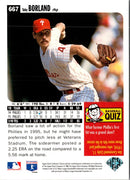 1996 Collector's Choice Silver Signature Toby Borland