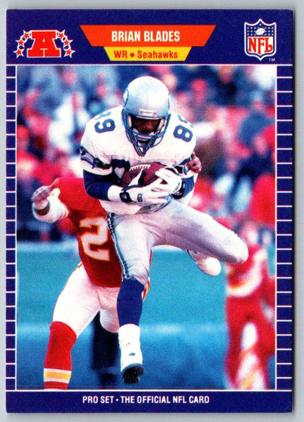 1989 Pro Set Brian Blades #390 Rookie