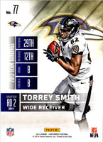 2014 Panini Contenders Torrey Smith #77
