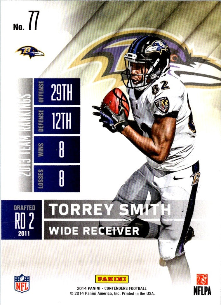 2014 Panini Contenders Torrey Smith