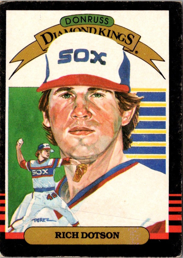 1985 Donruss Rich Dotson #3