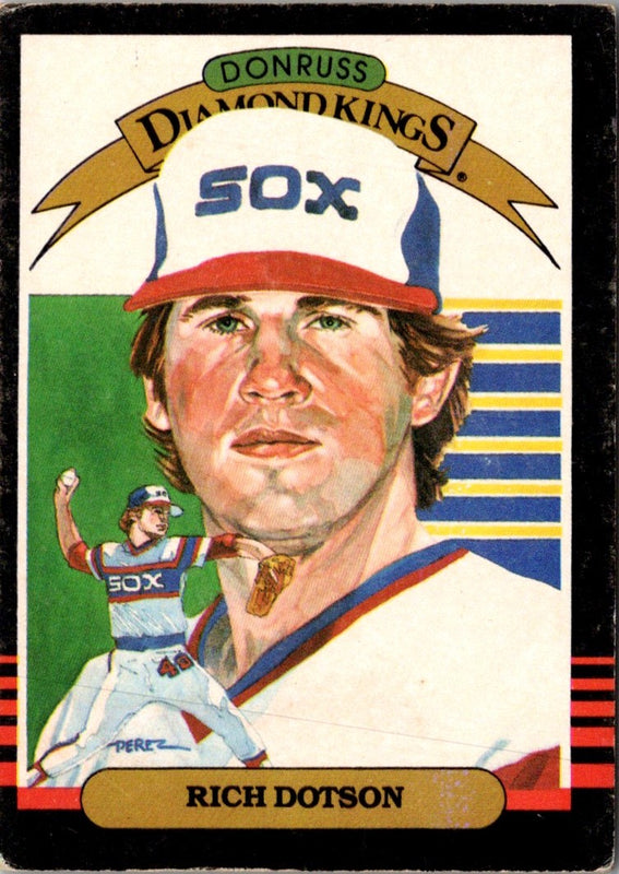 1985 Donruss Rich Dotson #3