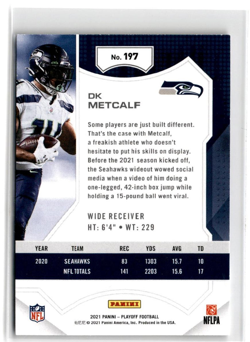 2020 Panini Playoff Goal Line DK Metcalf