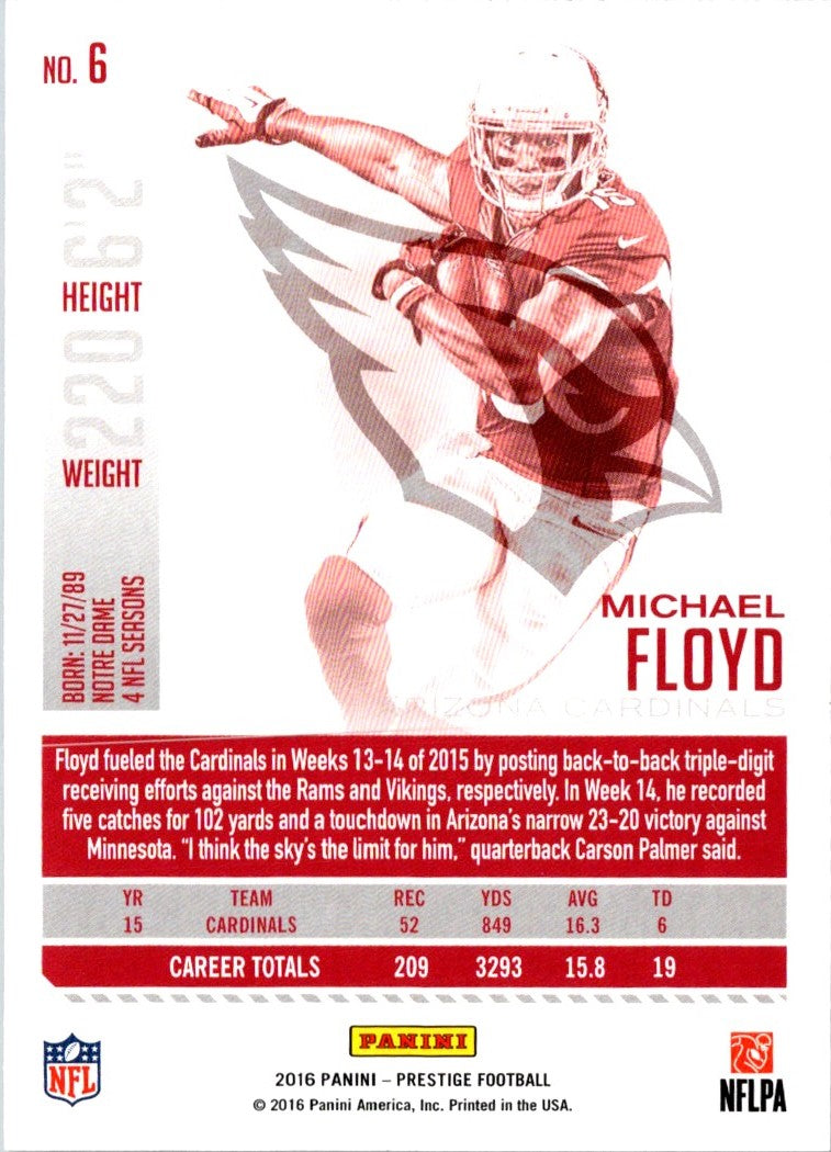 2016 Panini Prestige Michael Floyd