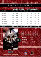 2001 Playoff Absolute Memorabilia Tyrone Wheatley #70