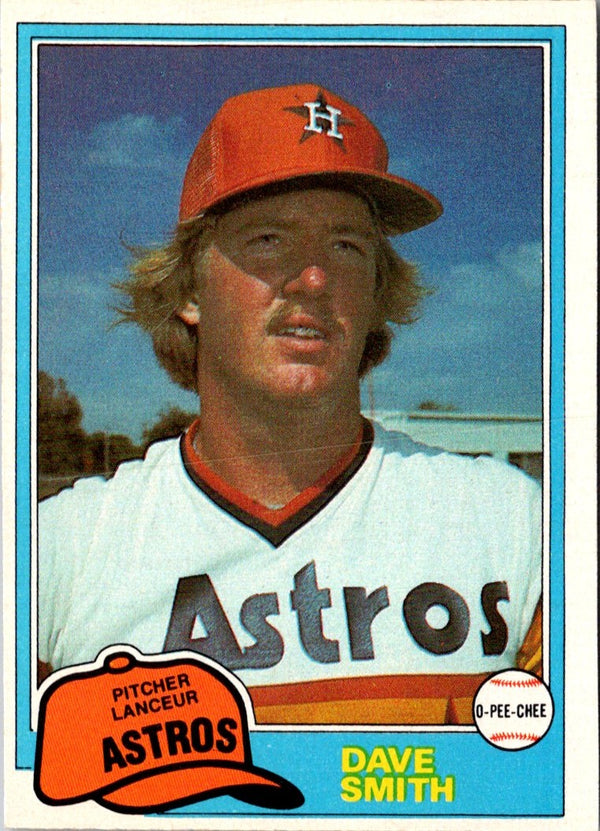 1981 O-Pee-Chee Dave Smith #287