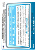 2011 Bowman Chrome Allen Webster