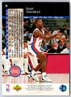 1995 Upper Deck Isiah Thomas #20