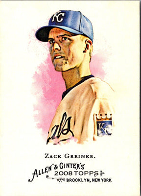 2008 Topps Allen & Ginter Zack Greinke #237