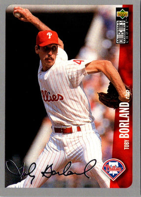 1996 Collector's Choice Silver Signature Toby Borland #667