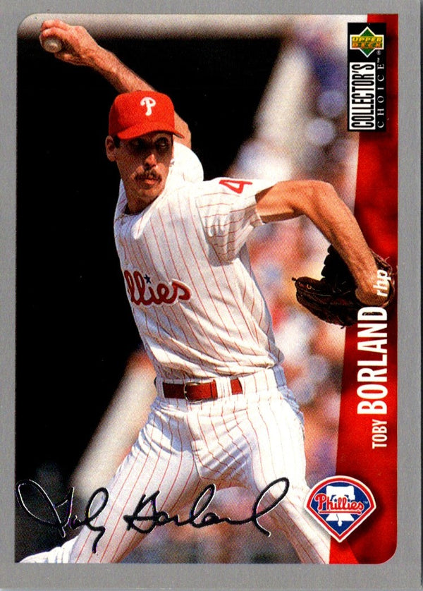 1996 Collector's Choice Silver Signature Toby Borland #667