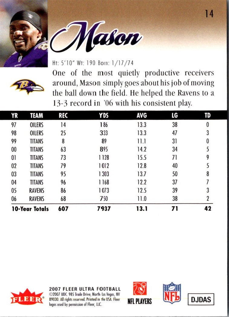 2007 Ultra Derrick Mason