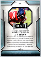 2019 Leaf Draft Autographs A.J. Brown #BA-AJB