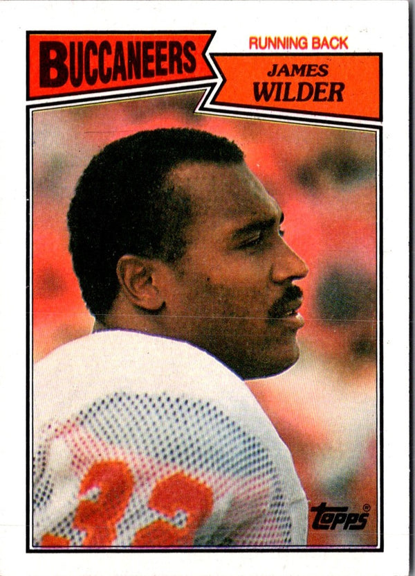 1987 Topps Stickers James Wilder #19