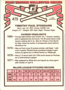 1981 Donruss Tim Stoddard