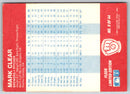 1987 Fleer Baseball All-Stars Mark Clear