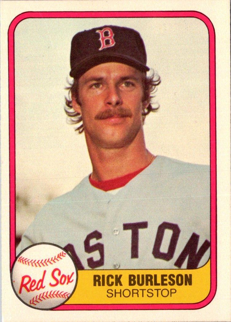 1981 Fleer Rick Burleson